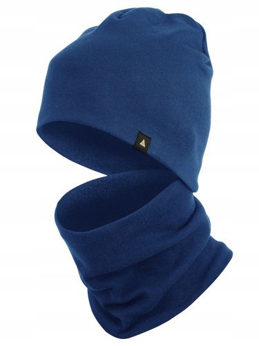 CZAPKA MĘSKA KOMIN KOMPLET bawełna ZIMOWA PREZENT na Arena.pl