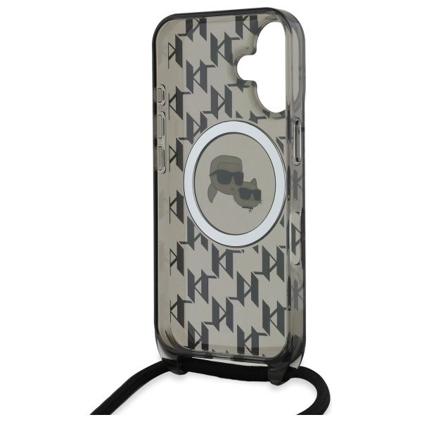 Etui Karl Lagerfeld do iPhone 16, Czarny, MagSafe zdjęcie 6