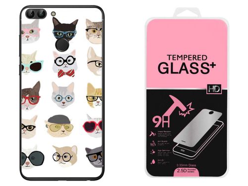HUAWEI P SMART | Etui smartfon CASE + Szkło na Arena.pl
