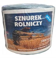 SZNUREK ROLNICZY 2000M 2kg OGRODNICZY DO FOLII SZKLARNI SNOPOWIĄZAŁKI WEŁNY