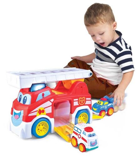 Dumel EKIPA RATOWNICZA ZBYSIA INTERAKTYWNY WÓZ STRAŻ POŻARNA i 2 AUTKA na Arena.pl