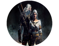 Opłatek na tort Wiedźmin