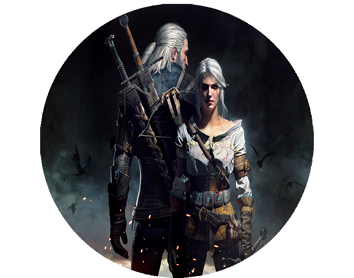 Opłatek na tort Wiedźmin zdjęcie 1