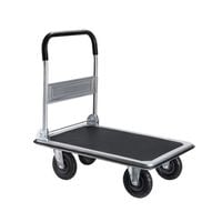 WÓZEK PLATFORMOWY MAGAZYNOWY TRANSPORTOWY 350KG KOŁA POMPOWANE