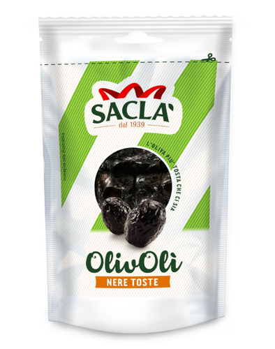 SACLA' Czarne oliwki częściowo suszone (saszetka) 100 g na Arena.pl