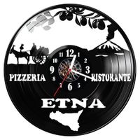 Zegar ścienny z płyty winylowej Etna 587.14