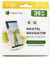NAVITEL NAVIGATOR VOUCHER Z KODEM MAPA EUROPY /LICENCJA 12 MIESIECY/