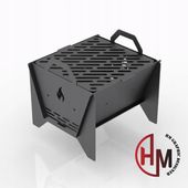 GRILL MINI SKŁADANY GRILL SZYBKI MONTAŻ LEKKI