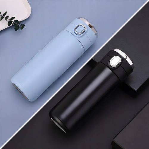 KUBEK TERMICZNY DUŻY TERMOS Z USTNIKIEM 420ML LCD SMART na Arena.pl