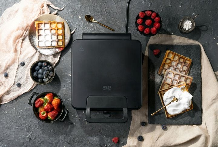 GOFROWNICA AD3049 ADLER 1800W NA 4 CHRUPIĄCE GOFRY zdjęcie 13