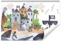 Fototapeta PIRACKA Forteca Wyspa Morze Twierdza 300cm x 210cm