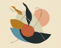 Plakat 76x60,5cm Kształt Organiczny