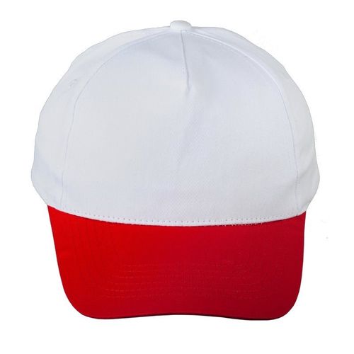 Czapka 5 paneli Braga, biały/czerwony na Arena.pl