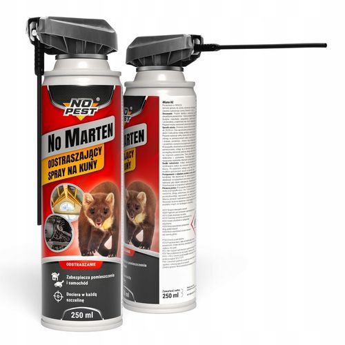 SPRAY ŚRODEK PREPARAT NA KUNY ODSTRASZACZ KUN ŁASIC NO MARTEN NO PEST na Arena.pl