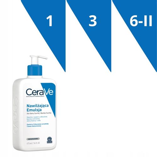 Emulsja Nawilżająca CeraVe Skóra Sucha i Bardzo Sucha, Twarz i Ciało 473ml na Arena.pl