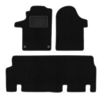 Dywaniki samochodowe welurowe do: Mercedes Vito W447 2014- dostawczy czarne