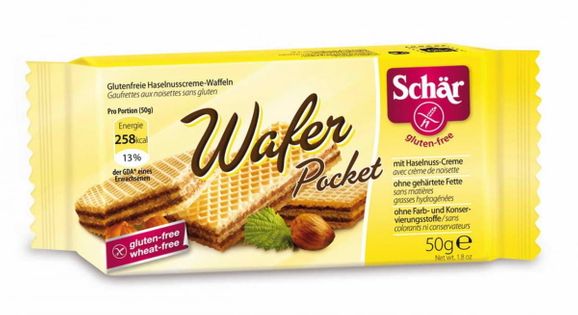 Wafer pocket - wafelki orzechowe BEZGL. 50 g
