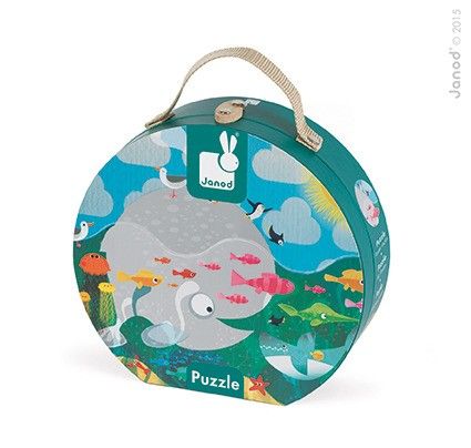 Puzzle w walizce Ocean, Janod na Arena.pl