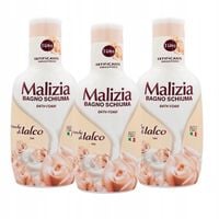 3X Malizia Płyn Do Kąpieli Nuvola Di Talco 1L