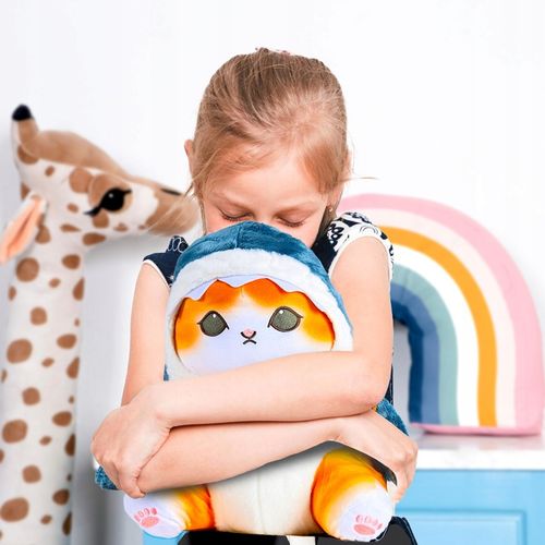 Kot Rekin Kotorekin 55Cm Przytulanka Xl Miś Maskotka Poduszka Duży Pluszowy na Arena.pl