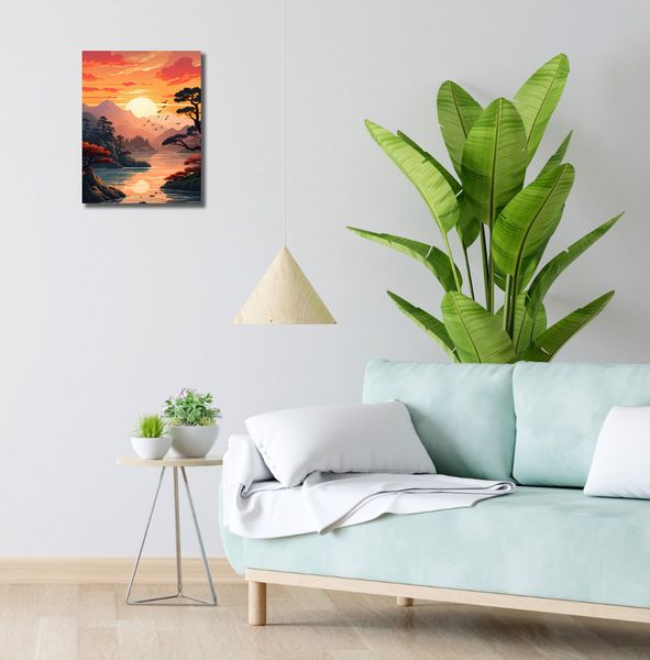 Obraz 30x40cm Złoty Zachód zdjęcie 2