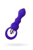 todo by toyfa anal plug curvy, silicone, purple, 14 cm, o 3.2 cm