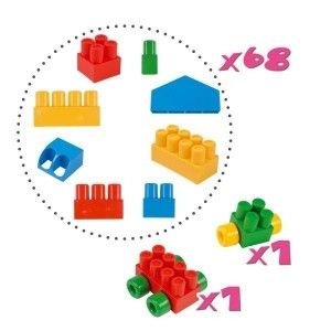 KLOCKI MIDDLE BLOCKS ZESTAW BIG 70EL WADER - 41560  A1 na Arena.pl