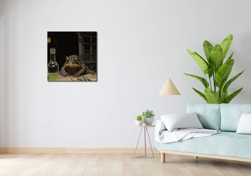 Obraz 60x60cm Oczekiwanie w Półmroku na Arena.pl