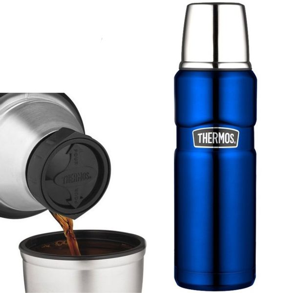 Termos na napoje 470ml – niebieski zdjęcie 1
