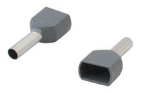KOŃCÓWKA TULEJKOWA IZOLOWANA PODWÓJNA 2*2.5MM 10 SZTUK - E-652-0049