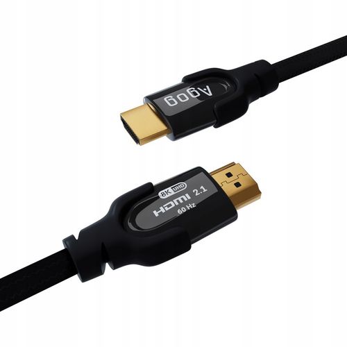 Kabel PRZEWÓD HDMI 2.1 MIEDŹ 8K 60HZ 4K 120Hz 48Gbps MOCNY UHS PRO do TV 2m na Arena.pl