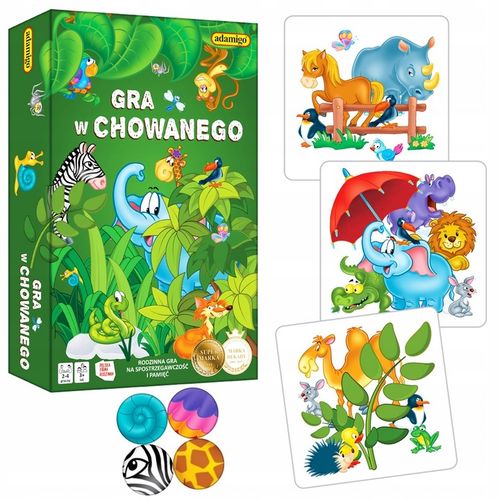 Gra W Chowanego Rodzinna Na Spostrzegawczość 3+ Adamigo 07694 na Arena.pl