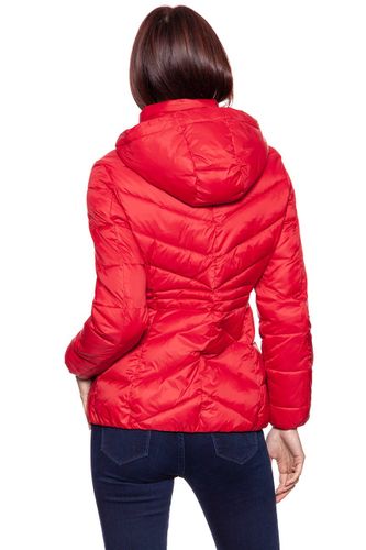 DAMSKA KURTKA ZIMOWA WRANGLER SHORT PUFFER SALSA RED W4124V5WN S na Arena.pl