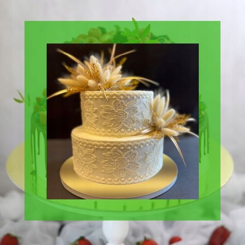 PODKŁAD POD TORT 20 cm ZŁOTY ZESTAW na Arena.pl