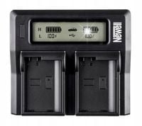Ładowarka LCD Dual Charger do NP-FW50 do Sony Alpha A7 A7II A7R A7RII A7S