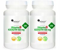 2x Aliness UBIQUINON Koenzym Q10 Ubichinon NATURALNY Serce Układ KRĄŻENIA