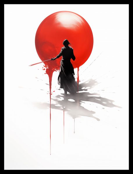 Plakat 30x40cm Samotny Samuraj zdjęcie 2