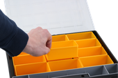 Organizer na pojemniki wewnętrzne 370x295x60 mm