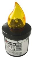 Wkład LED do zniczy kapliczek SUBITO Comet czarny/żółty do 2400h 1szt.