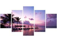 OBRAZ MAGICZNY ZACHÓD SŁOŃCA MALEDIWACH