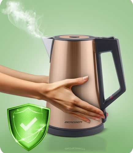 Czajnik elektryczny 1,7l Berdsen BD-708 miedziany na Arena.pl