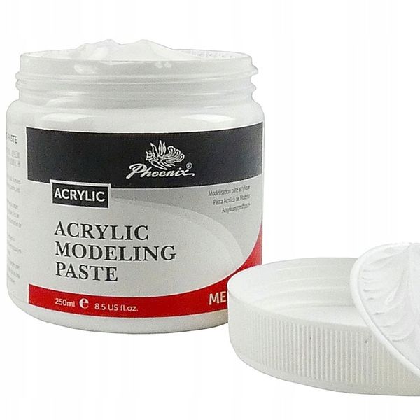 Pasta Strukturalna 3D Modelująca Masa Akrylowa 250 ml Phoenix zdjęcie 6