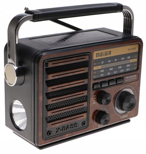 Radio PRZENOŚNE Głośnik Latarka Bluetooth MP3 USB na Arena.pl
