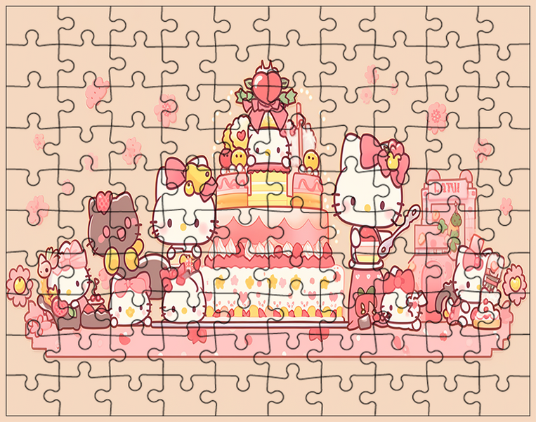 Puzzle Hello Kitty zdjęcie 1