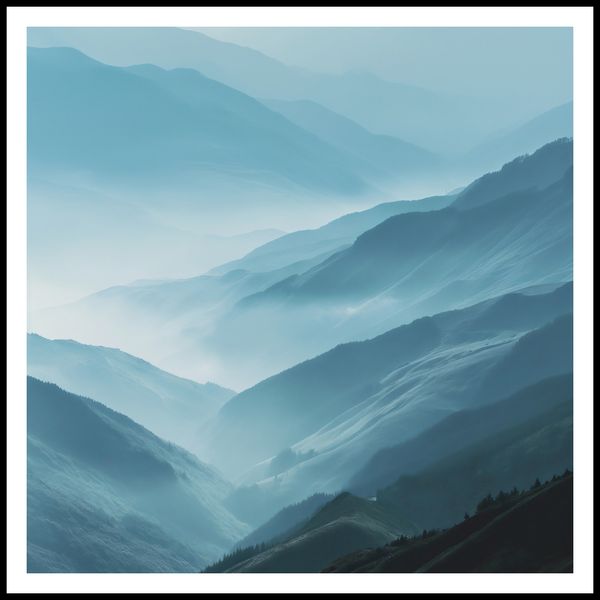 Plakat 80x80cm Między Chmurami zdjęcie 3