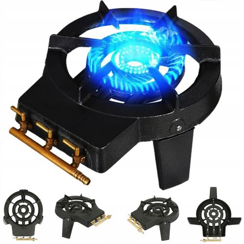 KUCHENKA GAZOWA DUŻY TABORET ŻELIWNY MOCNY PALNIK 10kW NA BUTLE LPG SOLIDNA na Arena.pl