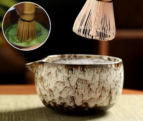 ZESTAW DO MATCHY JAPOŃSKI STYL 6 CZĘŚCIOWY Z DZIUBKIEM KOLOR CYJAN na Arena.pl