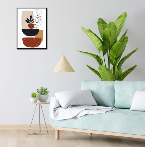 Plakat 40x55cm Botaniczna Abstrakcja na Arena.pl