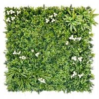 PANEL DEKORACYJNY ŚCIENNY ROŚLINNY ZIELONA ŚCIANA SZTUCZNA OAZA 100x100cm