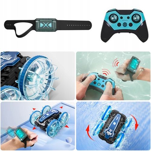 AMFIBIA AUTO SAMOCHÓD RC 4X4 TWISTER STEROWANE GESTAMI Z ŚWIATŁEM na Arena.pl